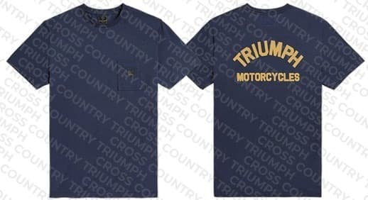 ditchling tee blue