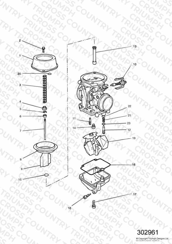 Carburettor Parts Carburettor Assemblies T1240625