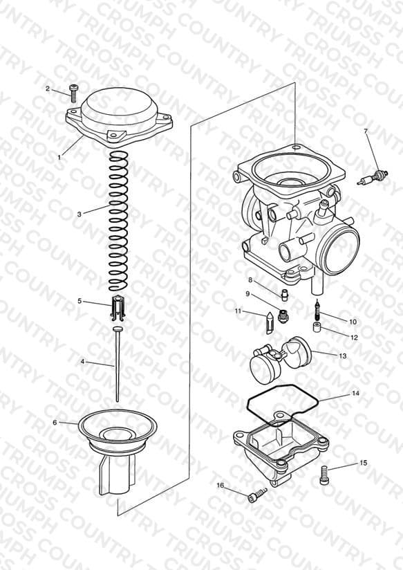 Carburettor Parts Carburettor Assembly T1240650 (KEIHIN PARTS)