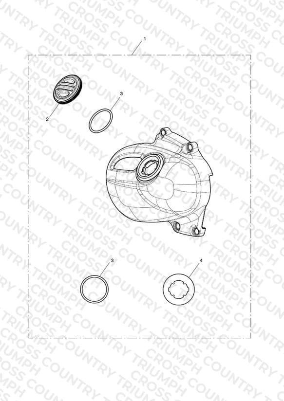 Sprocket Cover, Black