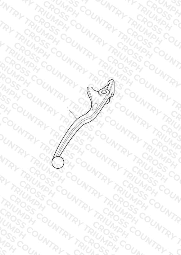 Brake Lever Kit, Chrome