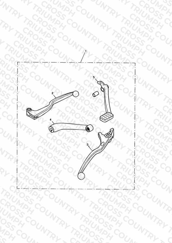 Lever Kit, Chrome