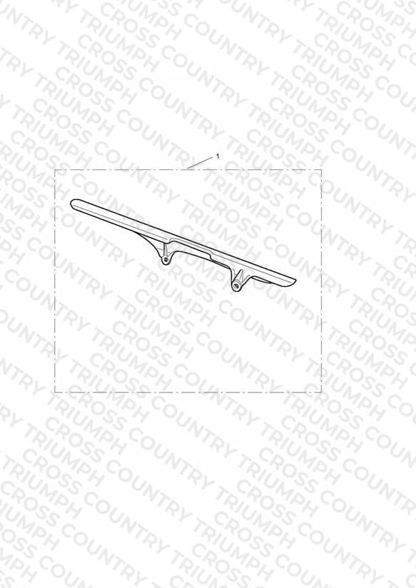 Upper Chain Guard Kit, Carbon Fibre
