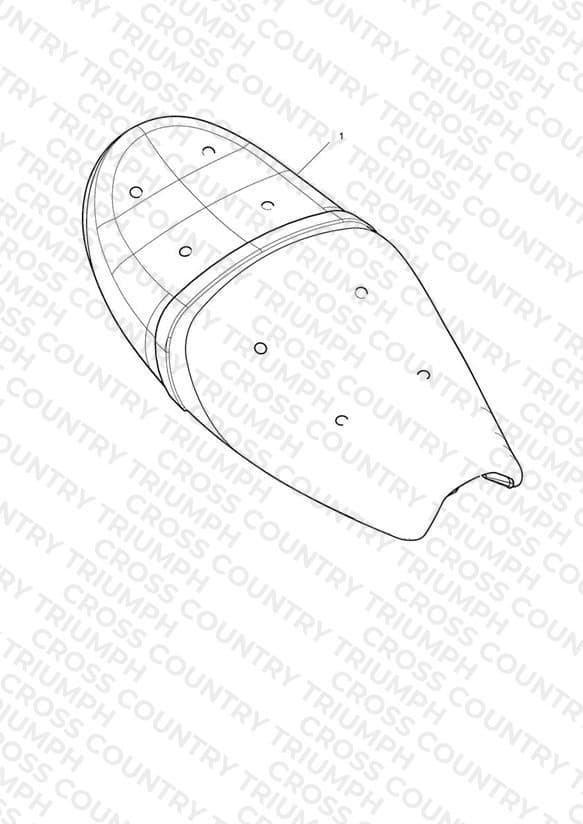 Seat Assembly, Twin, Royal