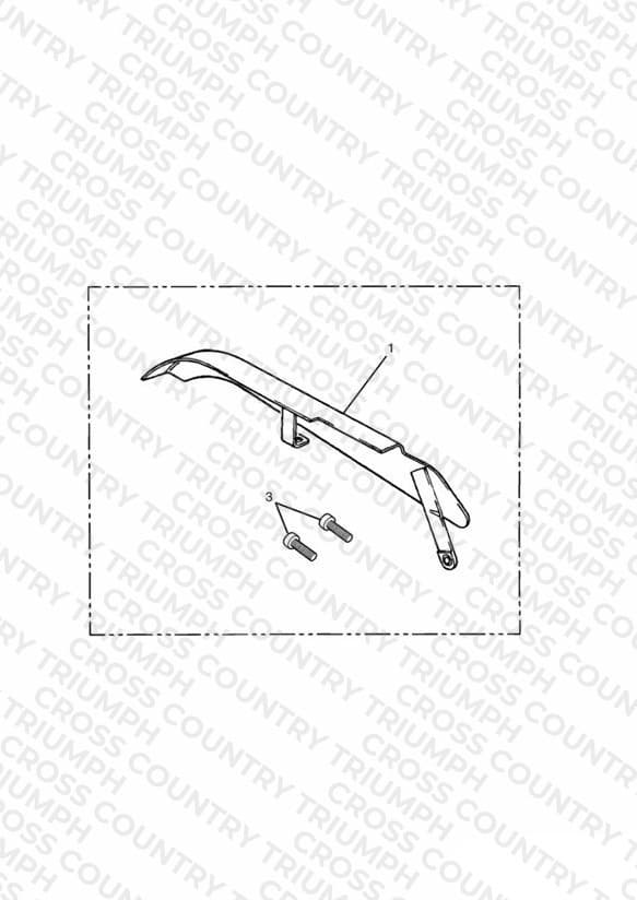 Chrome Chain Guard (up to VIN 71698)