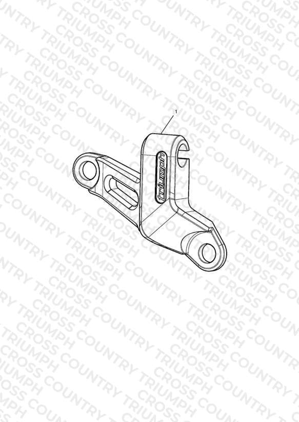 Clutch Cable Guide, Grey
