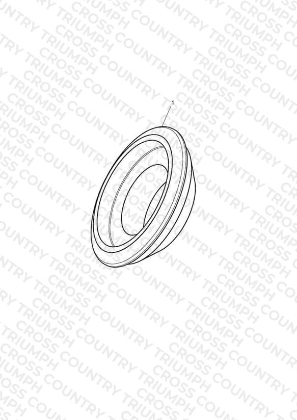 Conical Spacer, Red