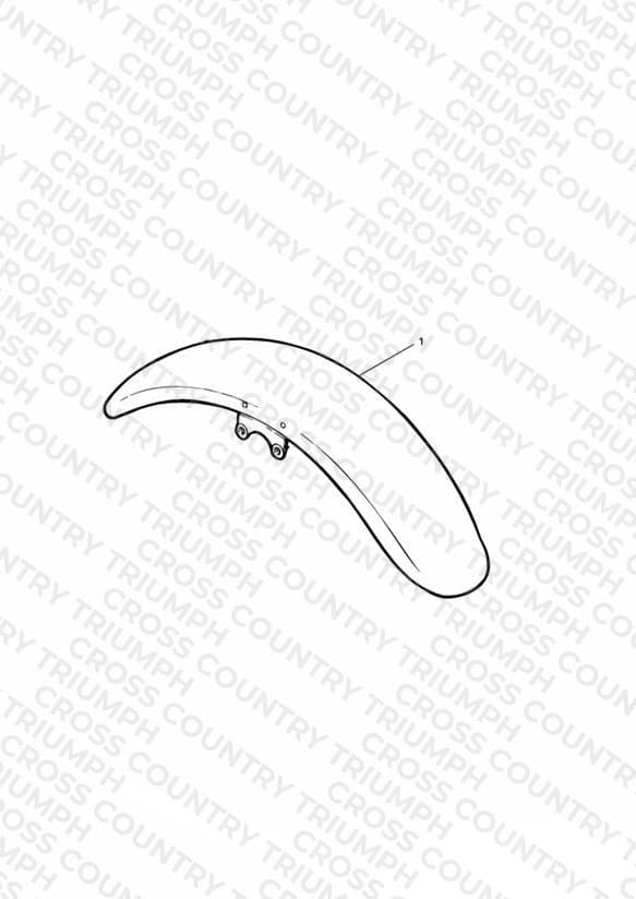 Two Tone Front Mudguard