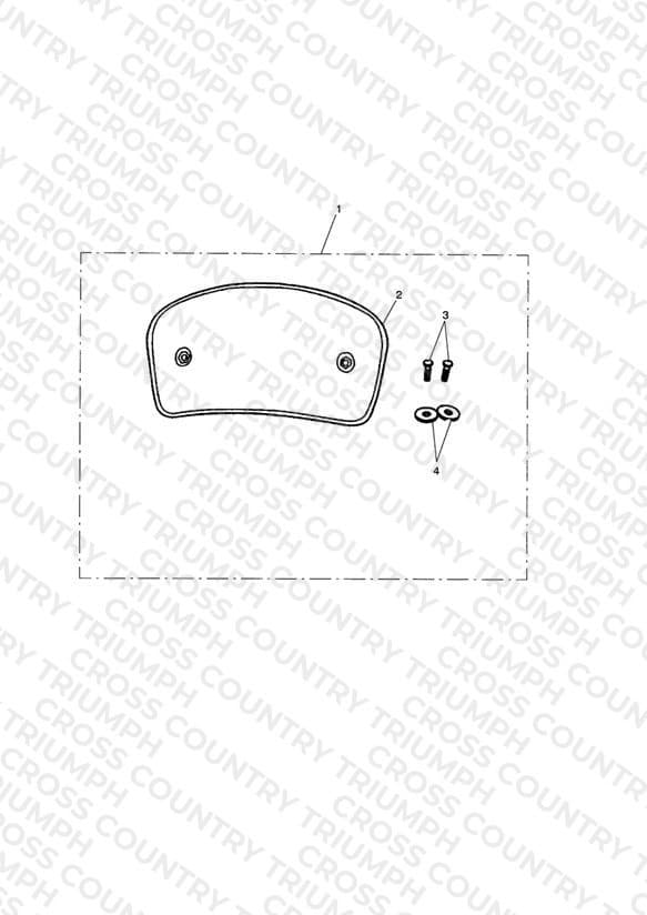 Top Box Back Rest Kit
