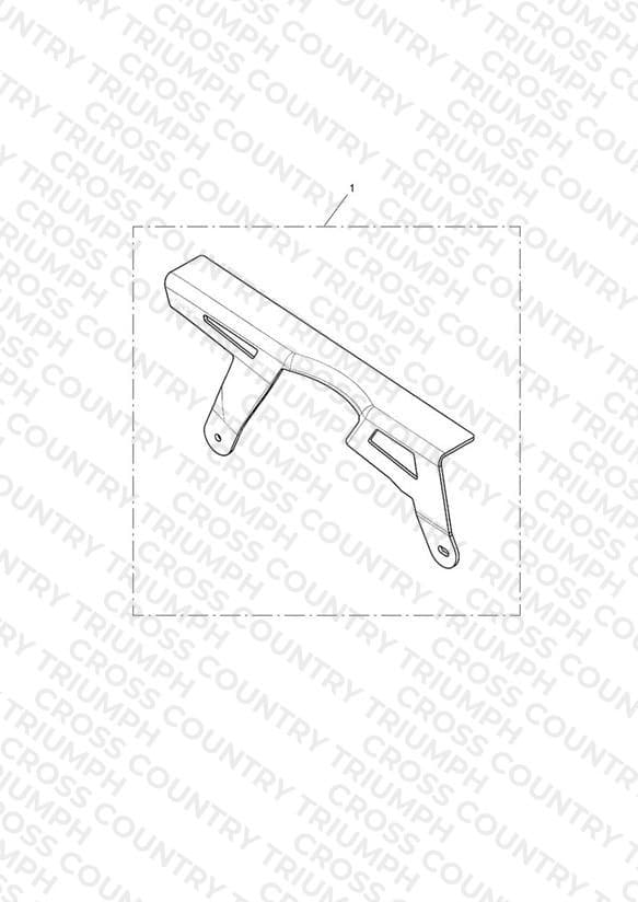 Aluminium Chainguard, Silver
