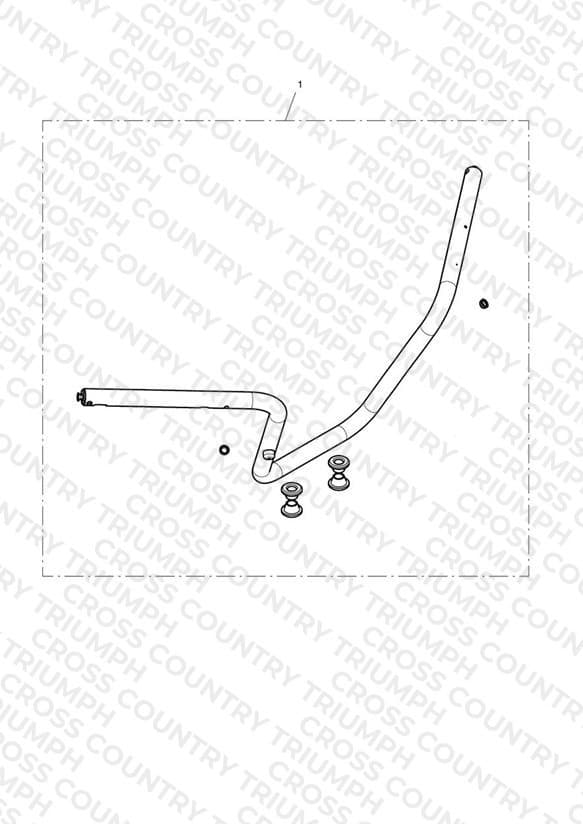 High Handlebar Kit, Chrome