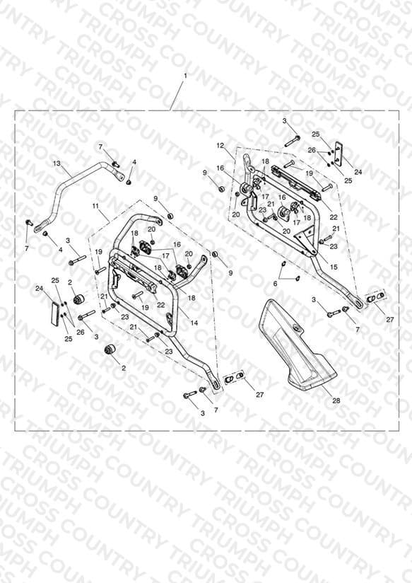 Mounting Kit, Panniers > 732934