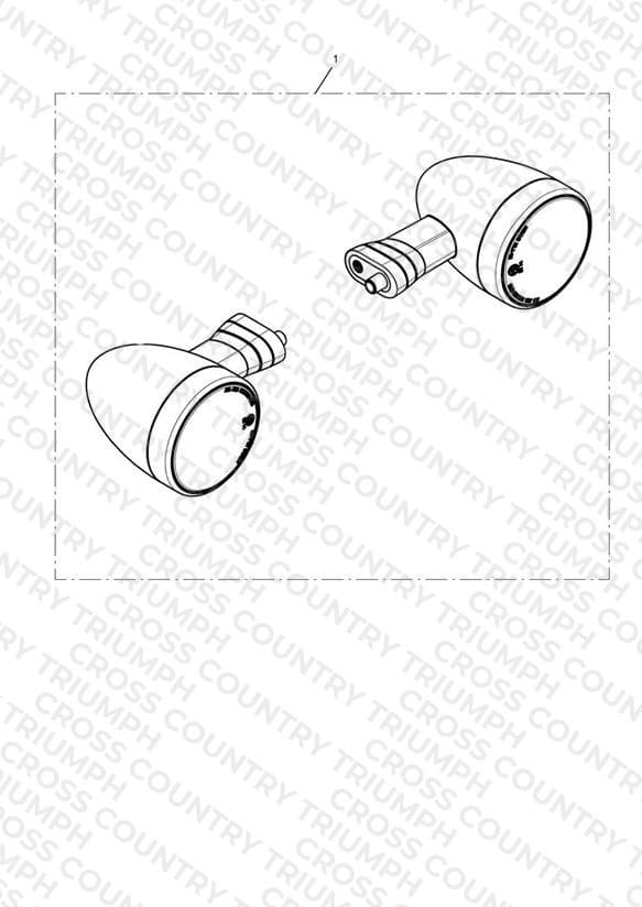 LED Ind Kit, D40, Short, 450 Lead