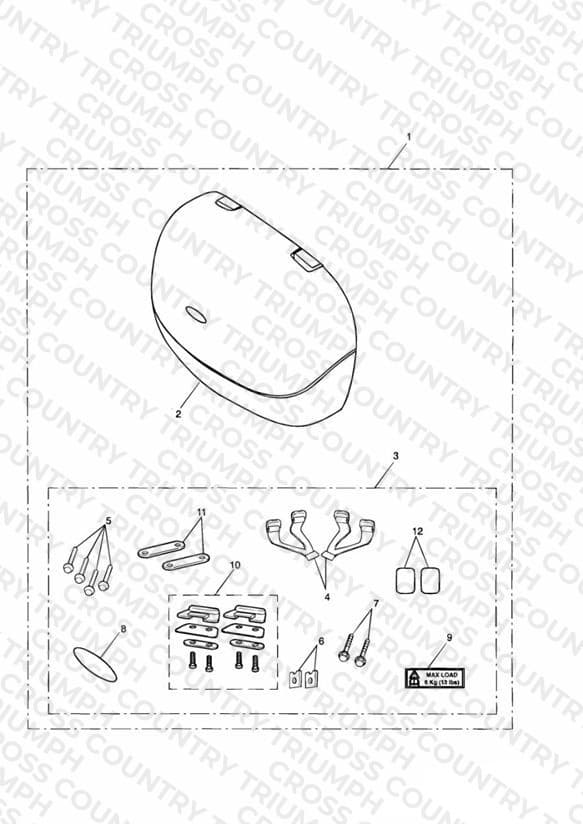 Outer Pannier Kit, RH