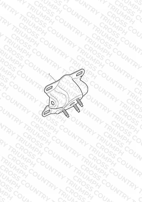 Number Plate Bracket, Chrome