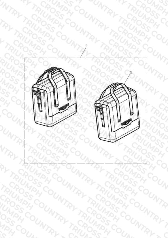 Inner Bag, Pair, 32L (Aluminium Luggage)