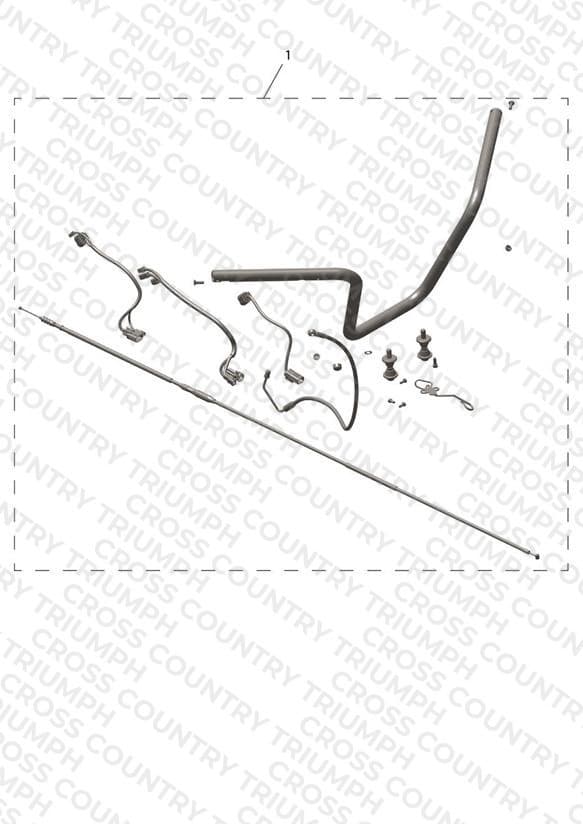 High Handlebar Kit, Black
