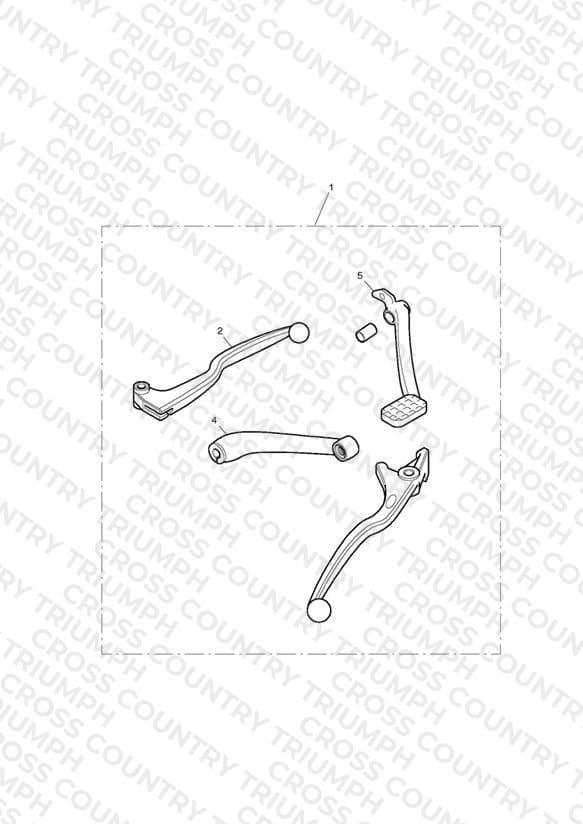 Lever Kit, Chrome