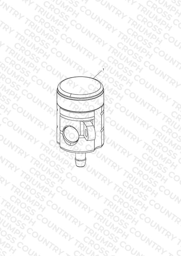 Brake Reservoir, Rear, Type 3