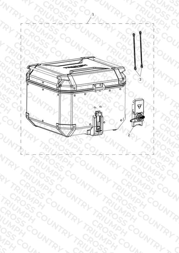 Top Box, Aluminium, Black