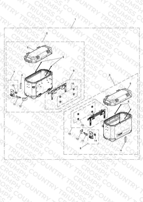 Pannier, Aluminium, Kit, Silver